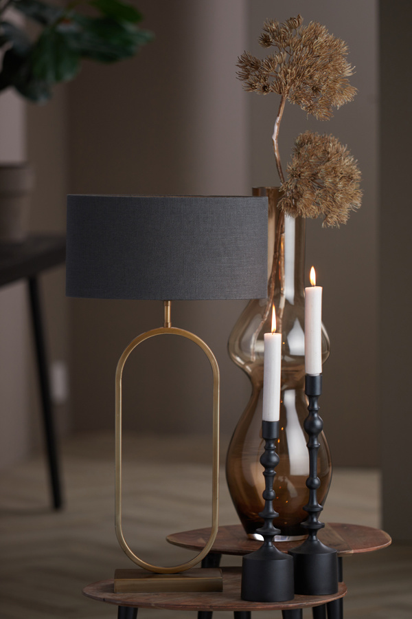 Light & Living - Lampenkap LIVIGNO - 38x17.5x19 - Grijs