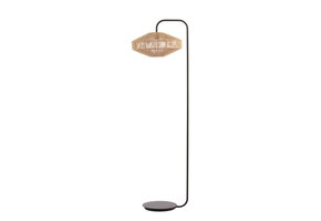 Light & Living - Vloerlamp LYRA  - 43x43x164cm - Bruin