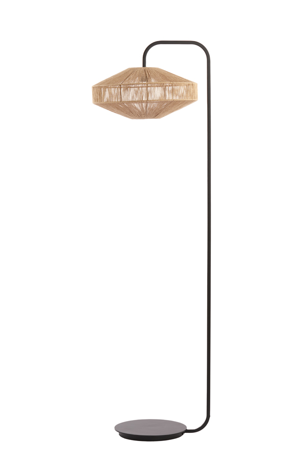 Light & Living - Vloerlamp LYRA  - 43x43x164cm - Bruin