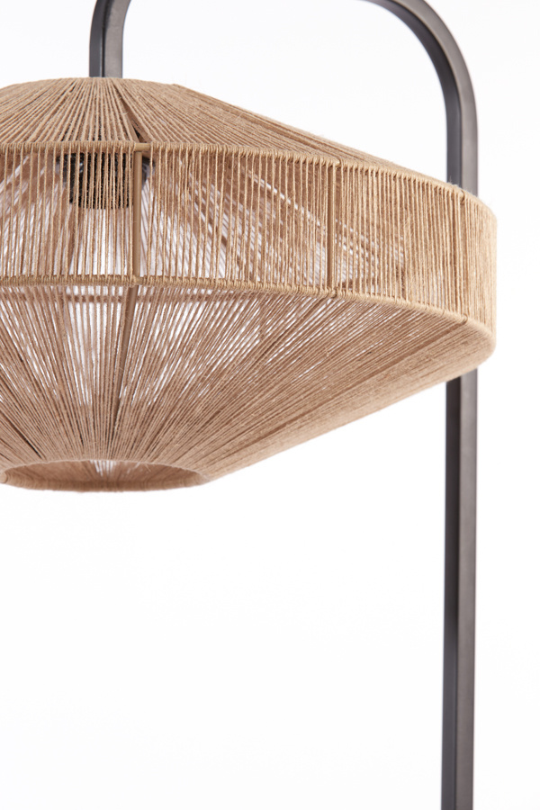 Light & Living - Vloerlamp LYRA  - 43x43x164cm - Bruin