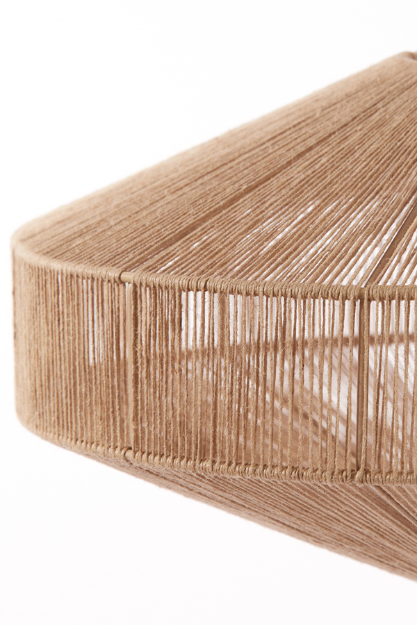 Light & Living - Vloerlamp LYRA  - 43x43x164cm - Bruin