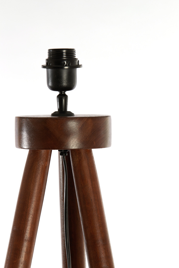 Light & Living - Vloerlamp ILIAS  - 52x52x122cm - Bruin