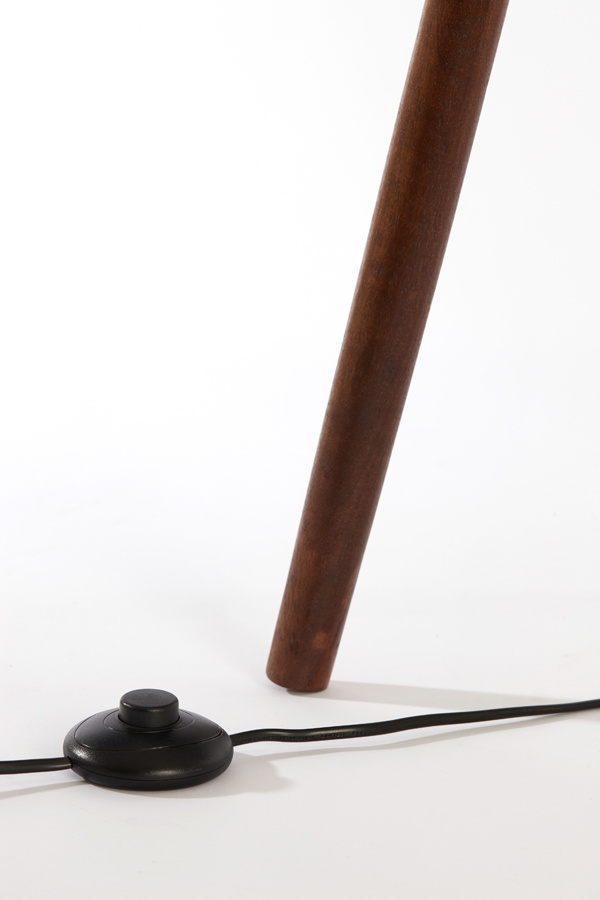 Light & Living - Vloerlamp ILIAS  - 52x52x122cm - Bruin