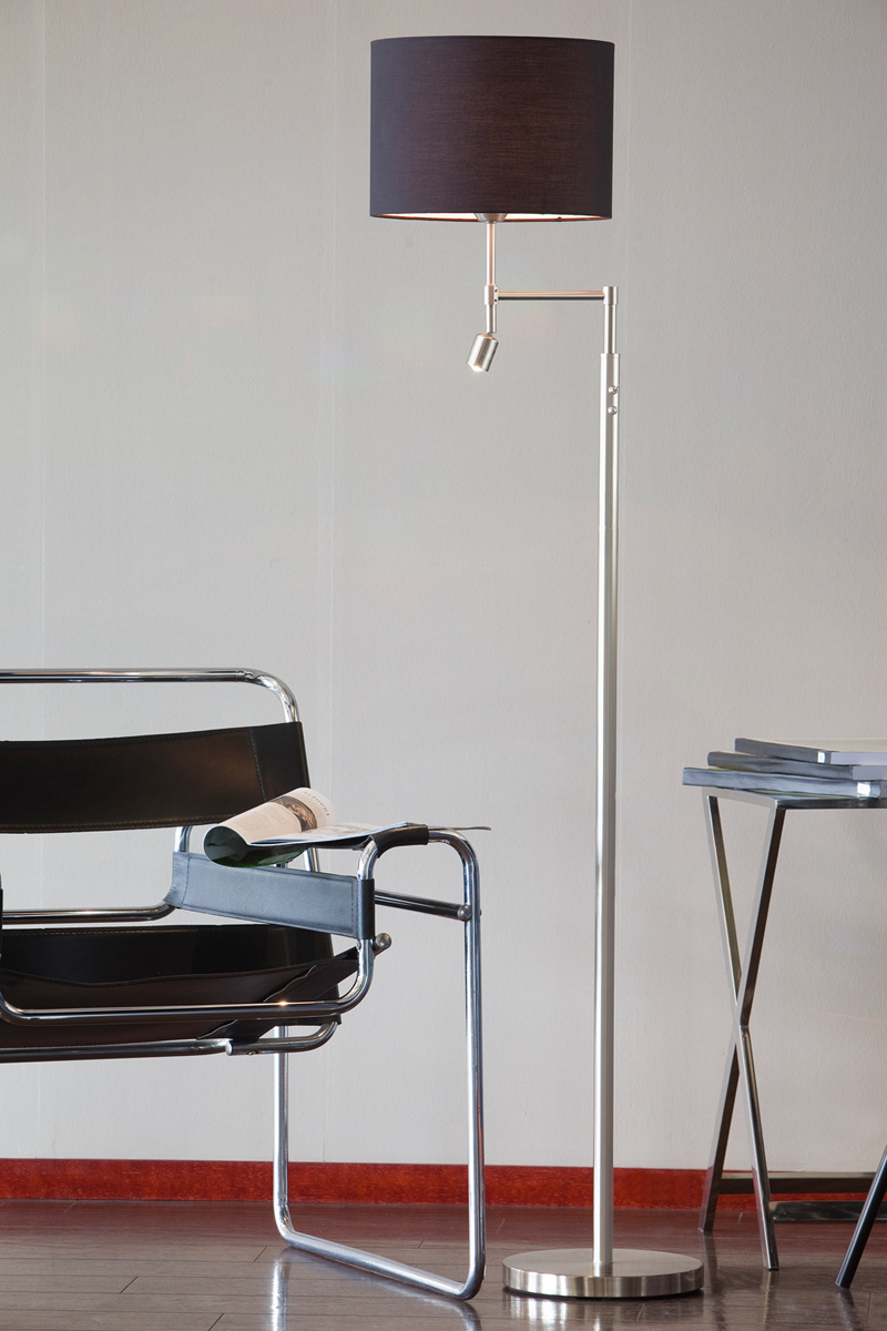 Light & Living - Vloerlamp MONTANA  - 25x25x140cm - Zilver