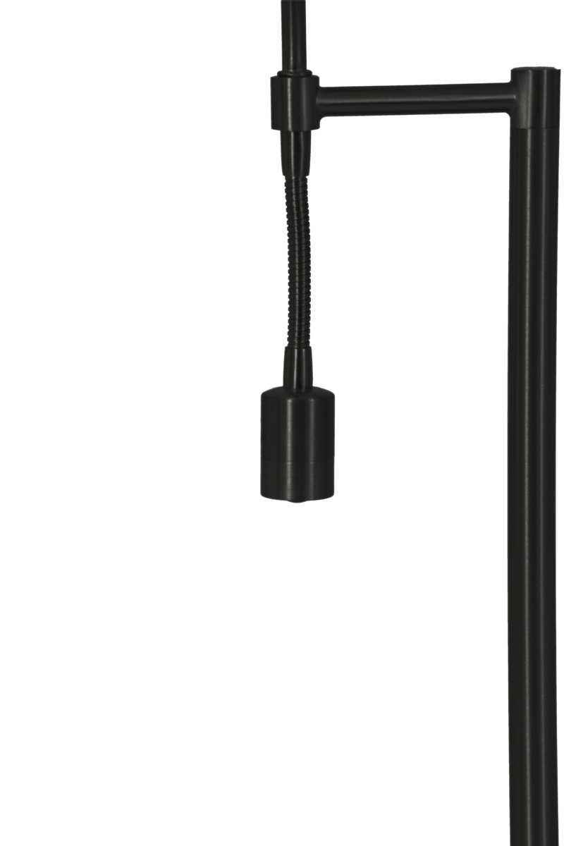 Light & Living - Vloerlamp CALGARY  - 25x25x138cm - Zwart