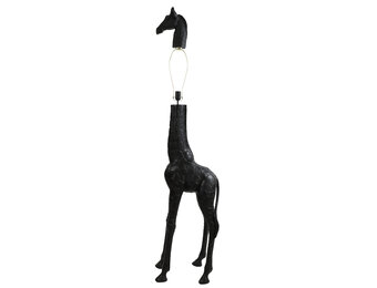 Light & Living - Vloerlamp GIRAFFE  - 44x33.5x184cm - Zwart