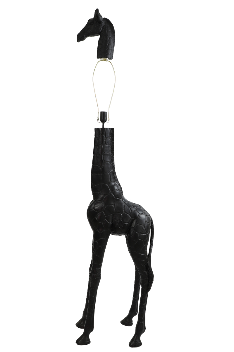 Light & Living - Vloerlamp GIRAFFE  - 44x33.5x184cm - Zwart