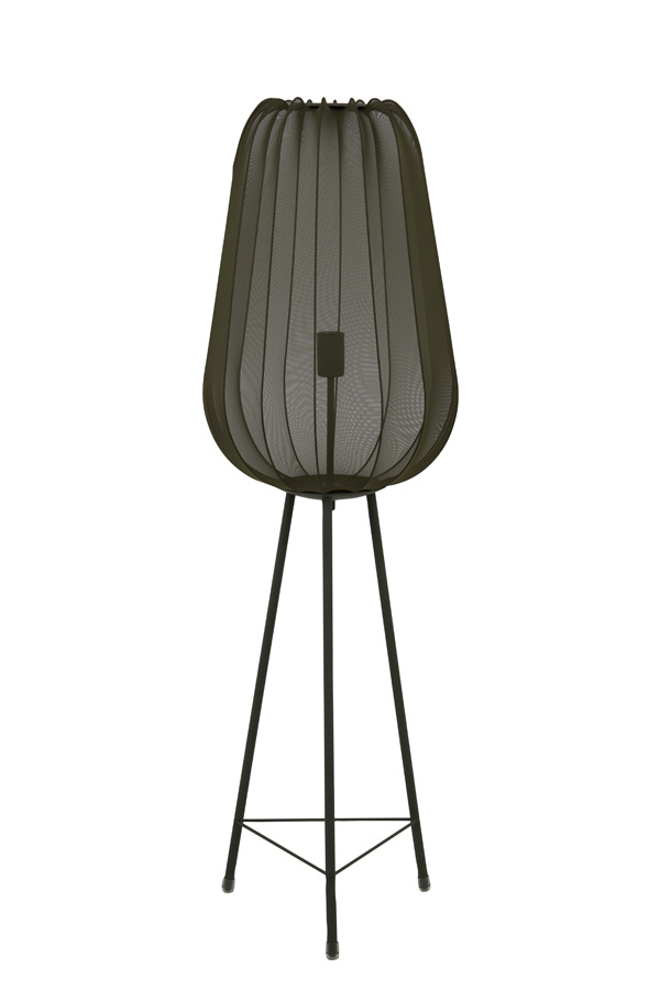 Light & Living - Vloerlamp PLUMERIA  - 42x42x132cm - Groen