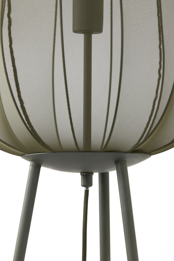 Light & Living - Vloerlamp PLUMERIA  - 42x42x132cm - Groen