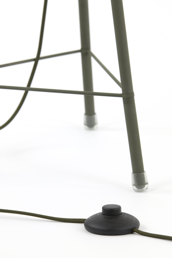 Light & Living - Vloerlamp PLUMERIA  - 42x42x132cm - Groen