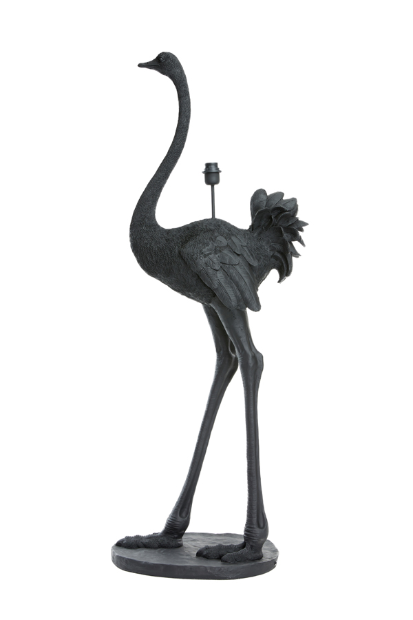 Light & Living - Vloerlamp OSTRICH - 62x50x146.5cm - Zwart
