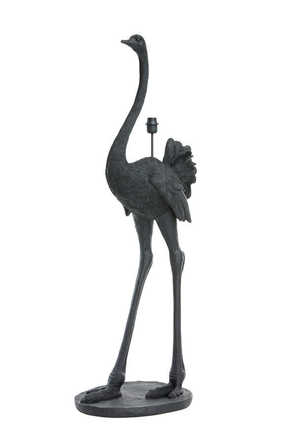 Light & Living - Vloerlamp OSTRICH - 62x50x146.5cm - Zwart