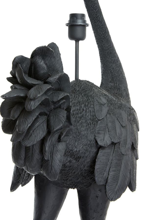 Light & Living - Vloerlamp OSTRICH - 62x50x146.5cm - Zwart
