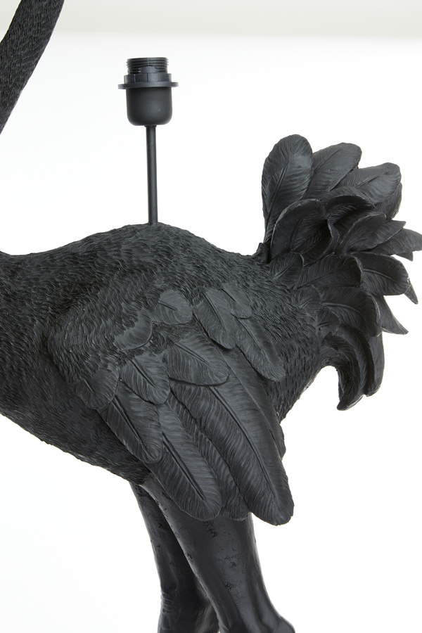 Light & Living - Vloerlamp OSTRICH - 62x50x146.5cm - Zwart