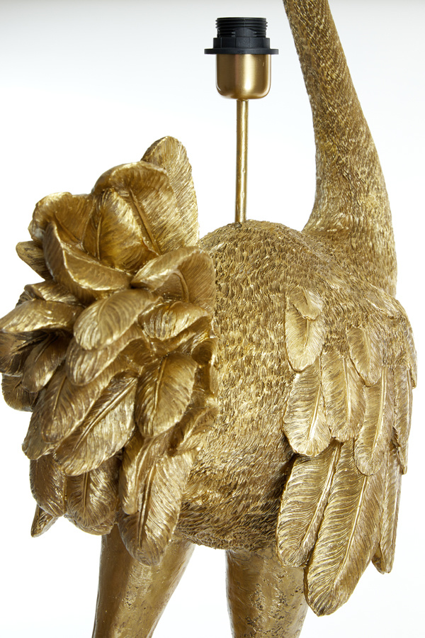 Light & Living - Vloerlamp OSTRICH  - 62x50x146.5cm - Brons