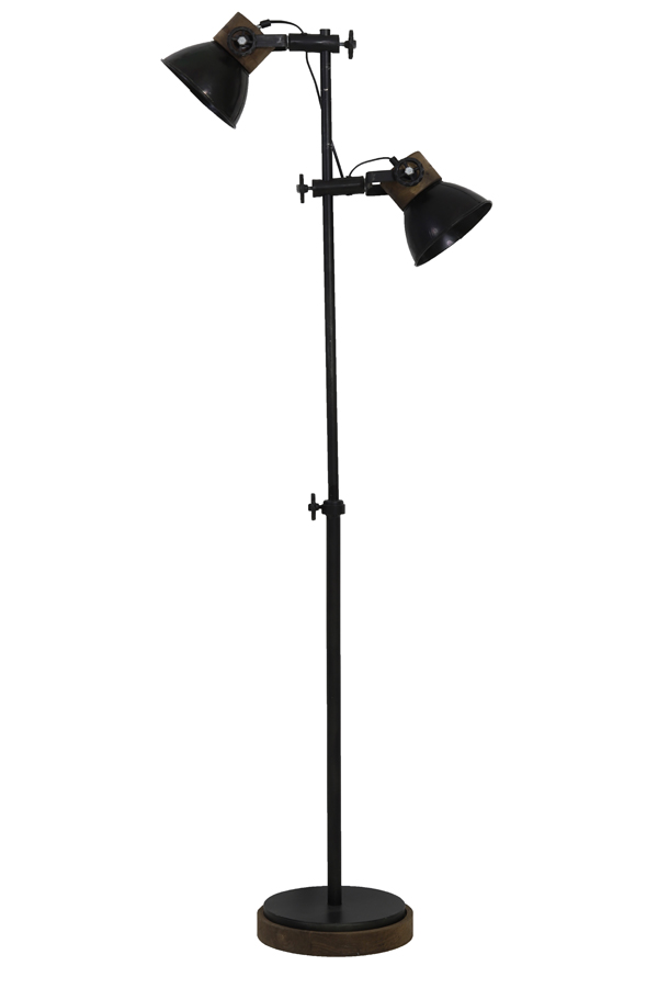 Light & Living - Vloerlamp JODY  - 40x30x165cm - Zwart