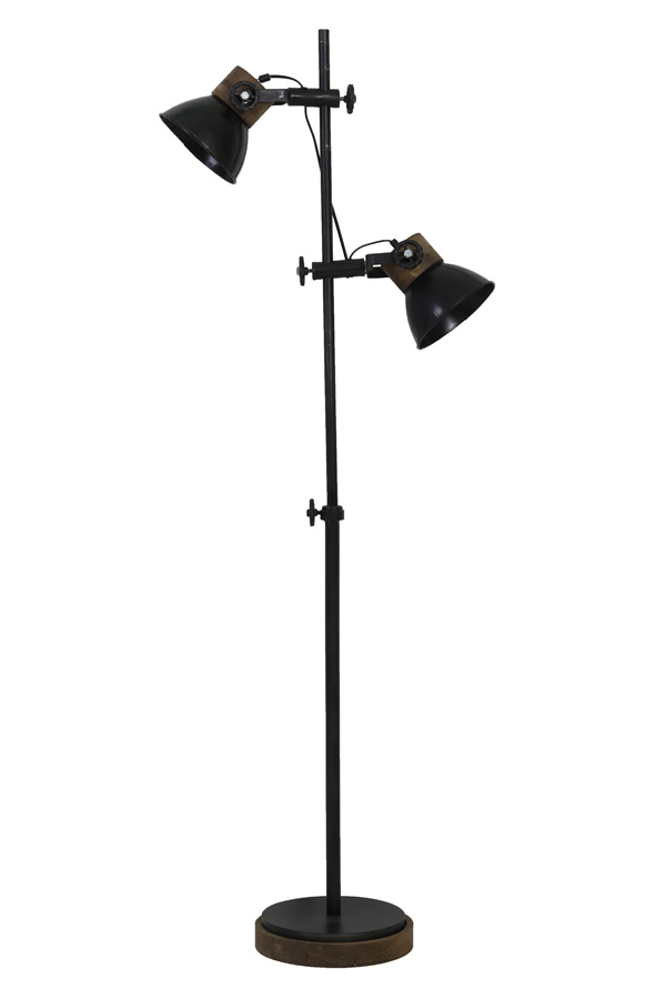 Light & Living - Vloerlamp JODY  - 40x30x165cm - Zwart