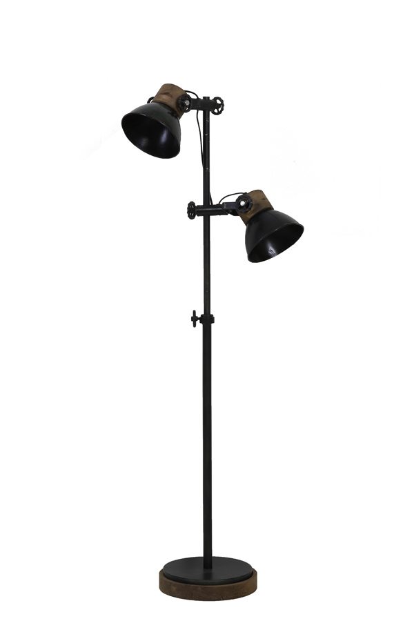 Light & Living - Vloerlamp JODY  - 40x30x165cm - Zwart