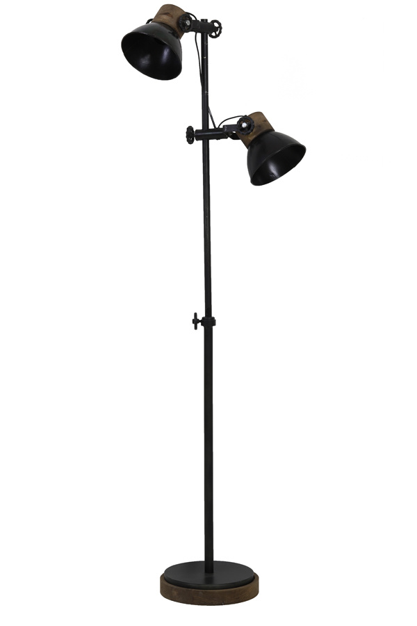 Light & Living - Vloerlamp JODY  - 40x30x165cm - Zwart