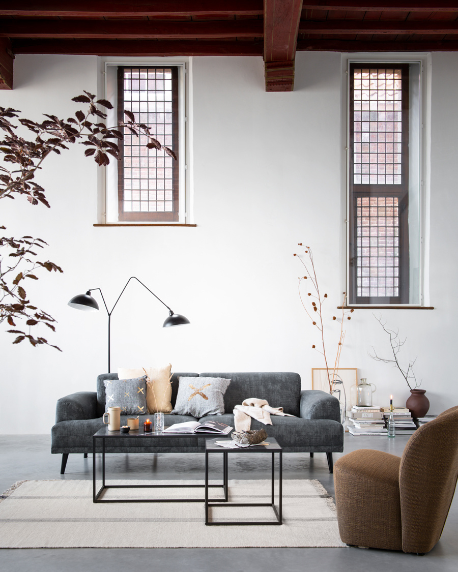 Light & Living - Vloerlamp ORION  - 140x31x180cm - Zwart