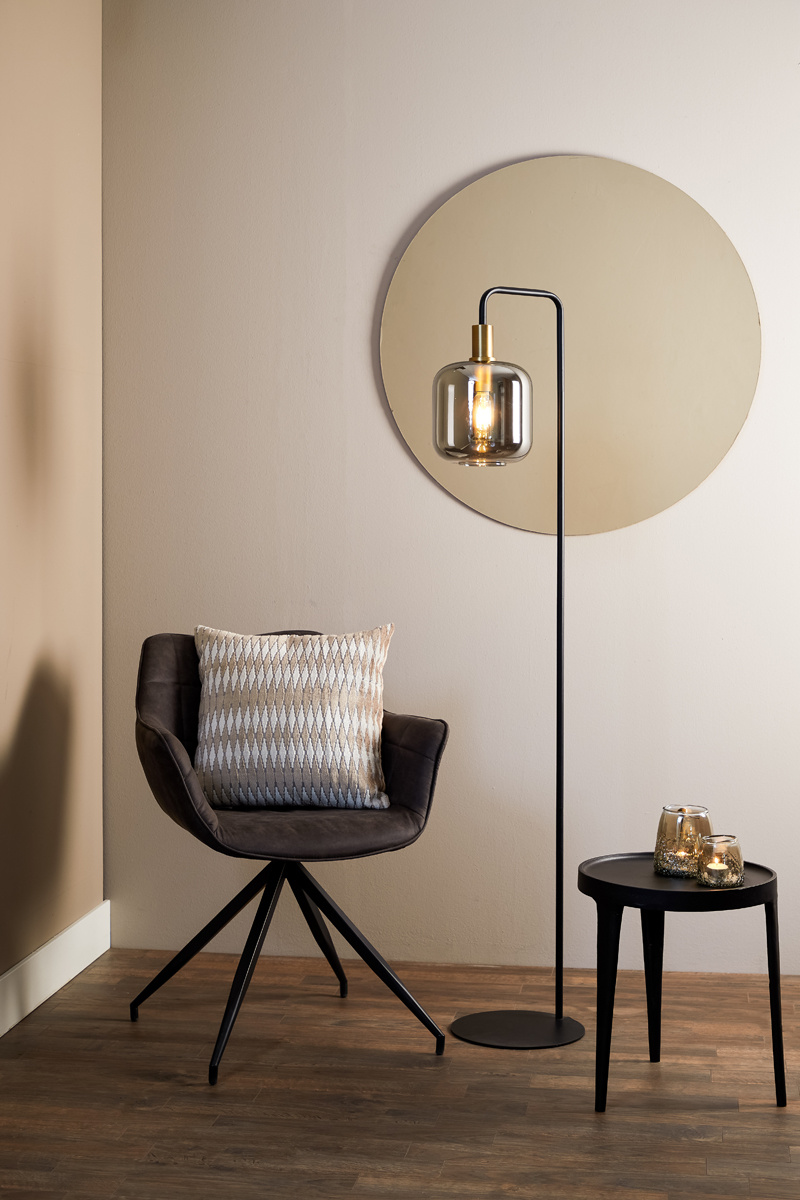 Light & Living - Vloerlamp LEKAR  - 32x28x155cm - Brons