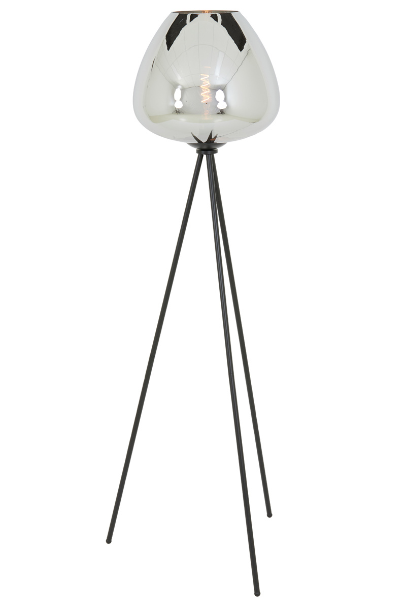 Light & Living - Vloerlamp MAYSON  - 42x42x146cm - Grijs
