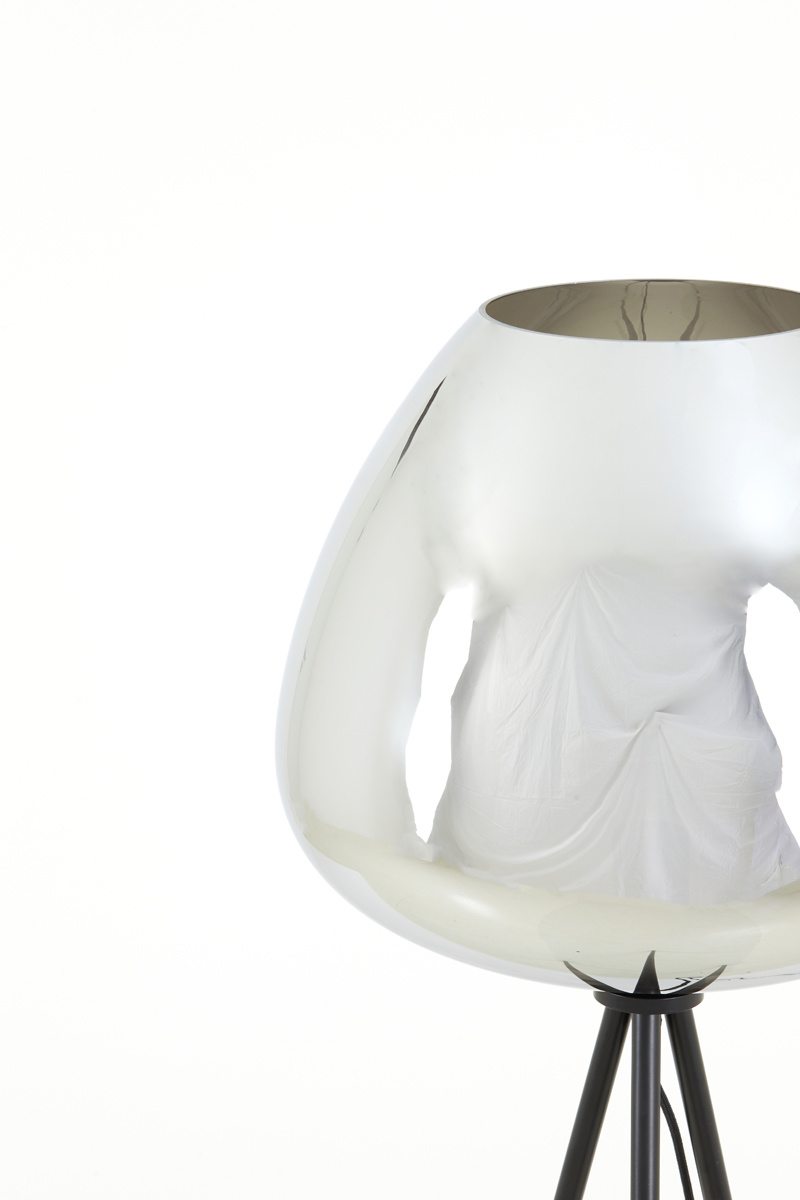 Light & Living - Vloerlamp MAYSON  - 42x42x146cm - Grijs