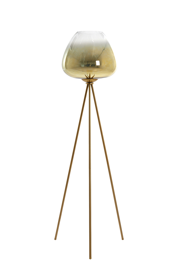 Light & Living - Vloerlamp MAYSON  - 42x42x146cm - Goud