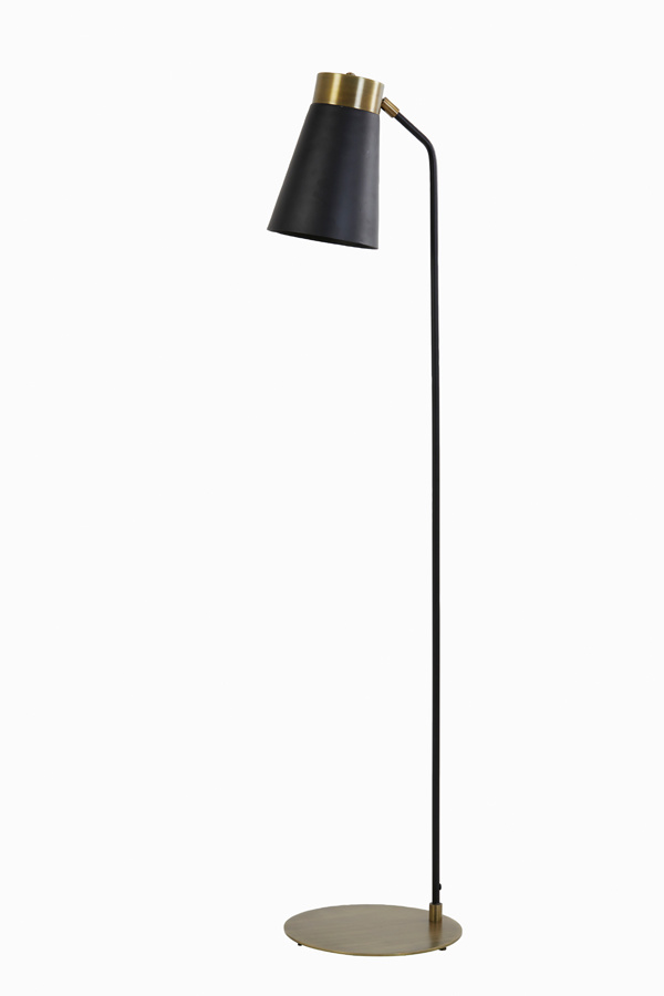 Light & Living - Vloerlamp BRAJA  - 30x29x143cm - Zwart