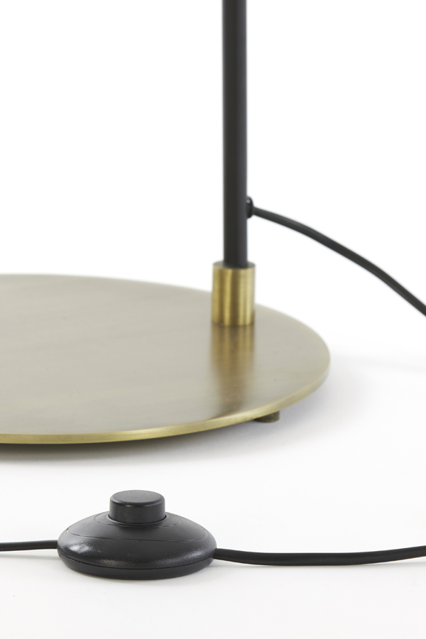 Light & Living - Vloerlamp BRAJA  - 30x29x143cm - Zwart