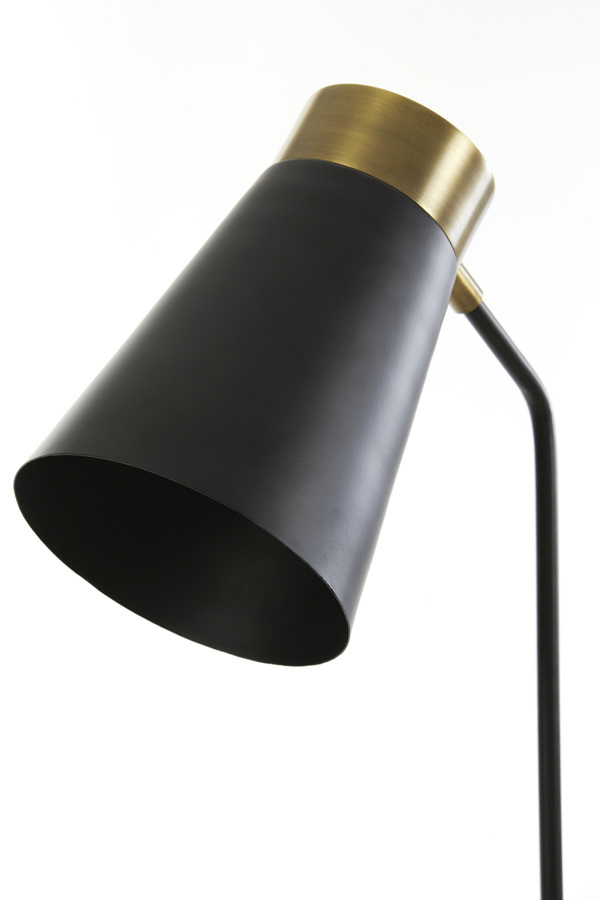 Light & Living - Vloerlamp BRAJA  - 30x29x143cm - Zwart