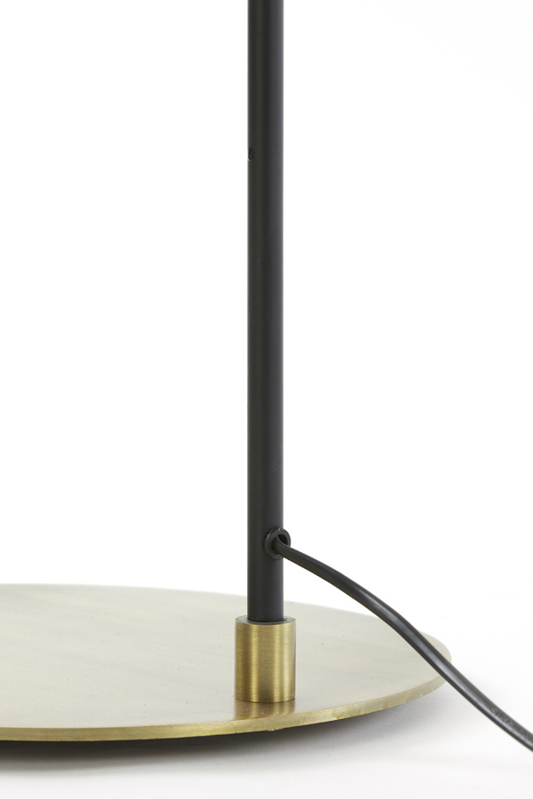 Light & Living - Vloerlamp BRAJA  - 30x29x143cm - Zwart