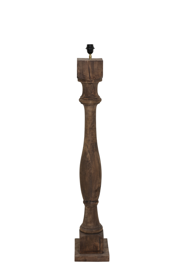 Light & Living - Vloerlamp ROBBIA  - 23x23x125cm - Bruin