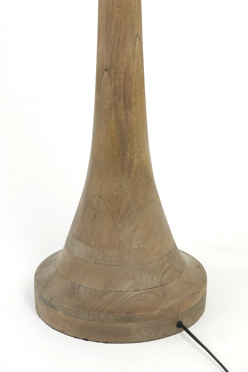 Light & Living - Vloerlamp JOVANY  - 25x25x135cm - Bruin