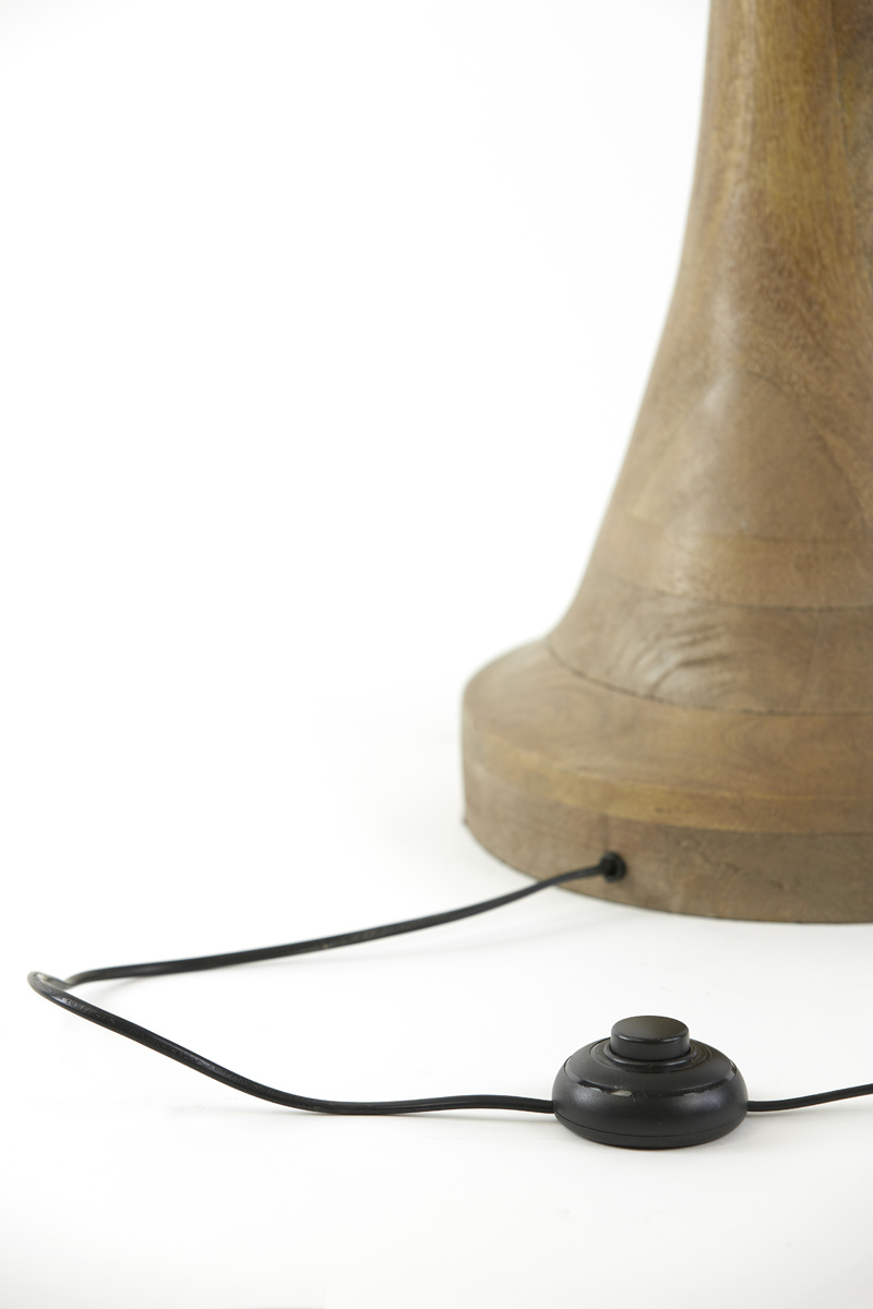 Light & Living - Vloerlamp JOVANY  - 25x25x135cm - Bruin