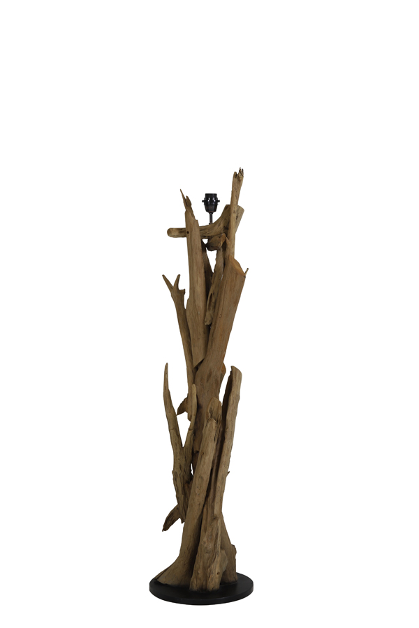 Light & Living - Vloerlamp VIDIN  - 35x35x133cm - Bruin