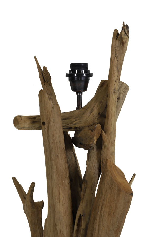 Light & Living - Vloerlamp VIDIN  - 35x35x133cm - Bruin