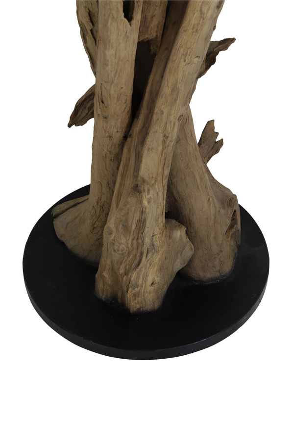 Light & Living - Vloerlamp VIDIN  - 35x35x133cm - Bruin