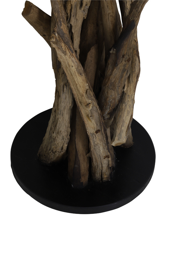 Light & Living - Vloerlamp VIDIN  - 35x35x182cm - Bruin