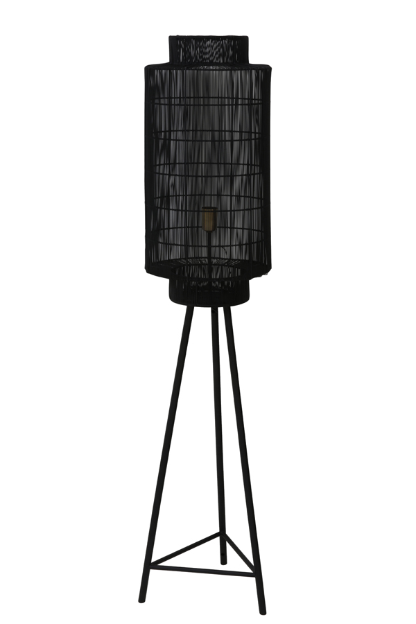 Light & Living - Vloerlamp GRUARO  - 32x32x150cm - Zwart