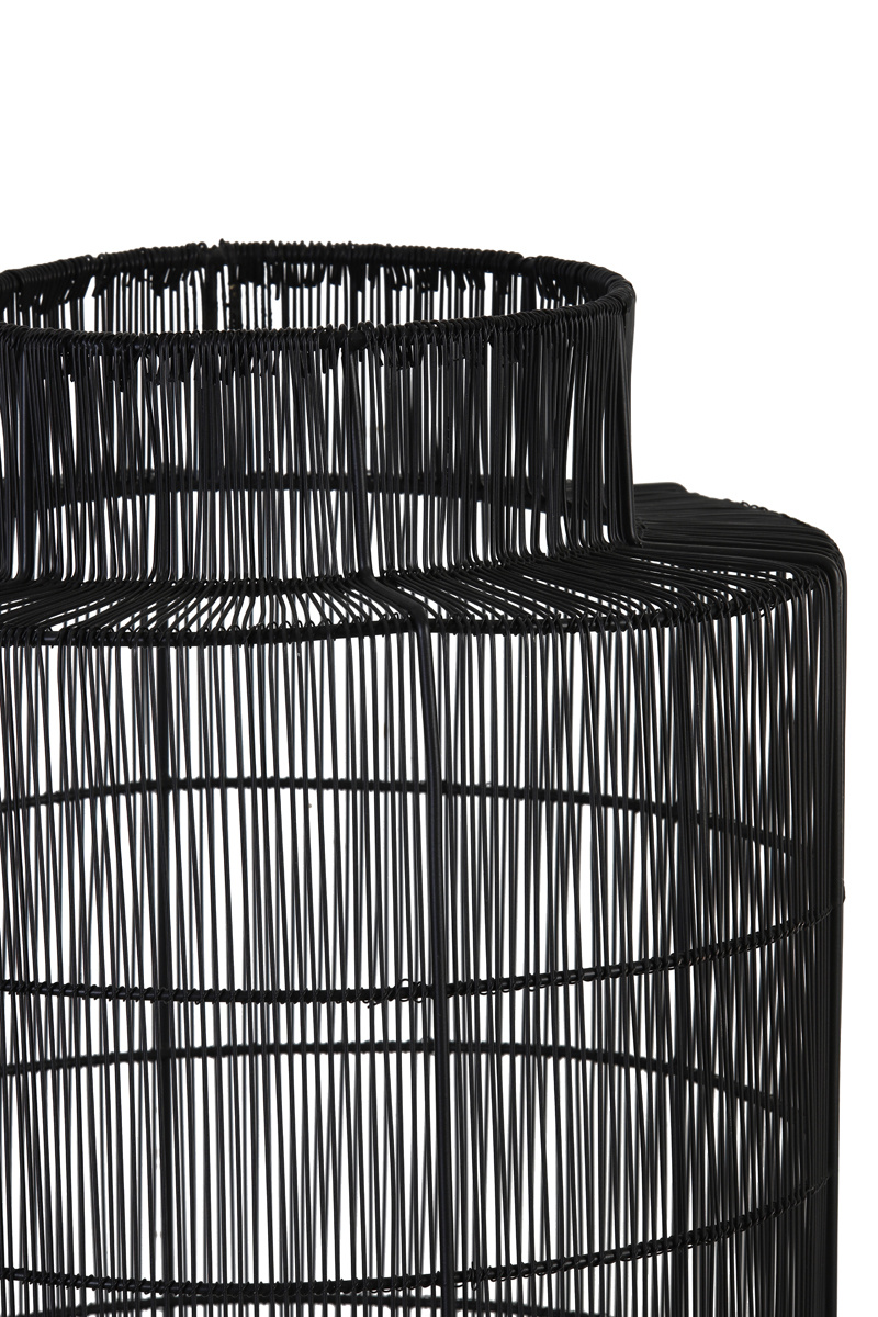 Light & Living - Vloerlamp GRUARO  - 32x32x150cm - Zwart