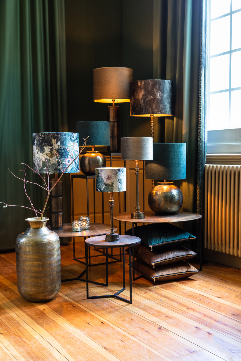 Light & Living - Vloerlamp MOLIKO  - 20x20x133cm - Brons