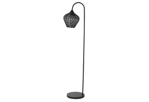 Light & Living - Vloerlamp ALVARO  - 35x30x160cm - Zwart