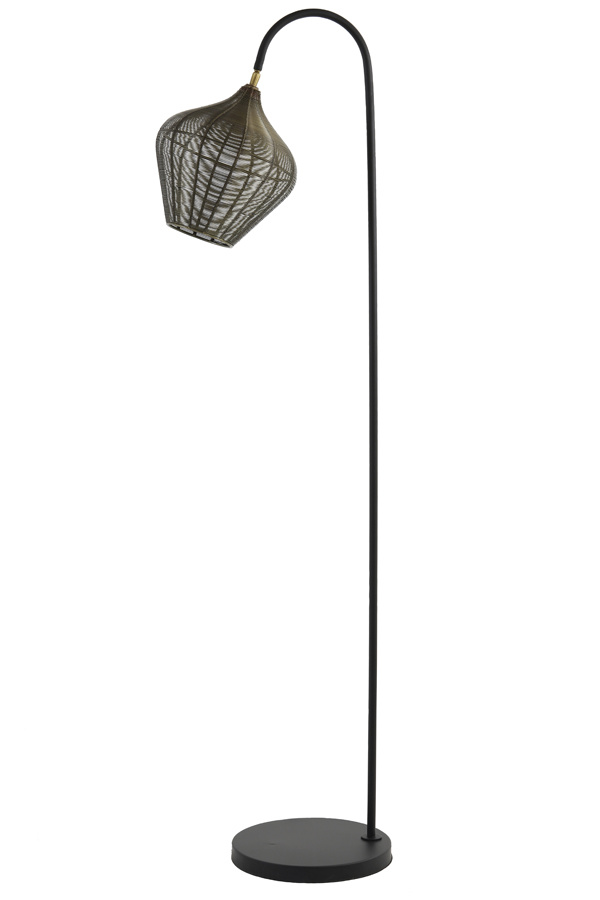 Light & Living - Vloerlamp ALVARO  - 35x30x160cm - Brons