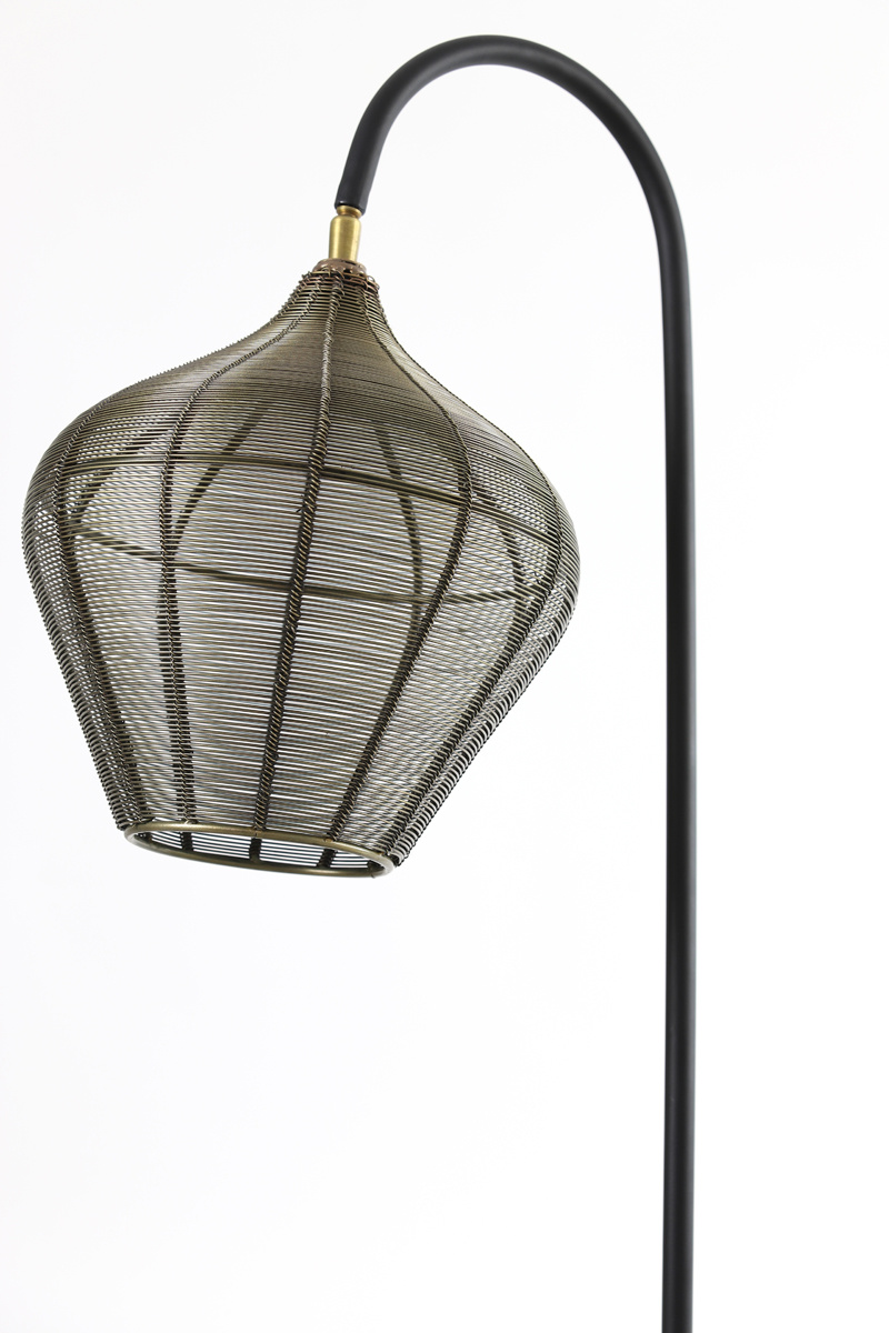 Light & Living - Vloerlamp ALVARO  - 35x30x160cm - Brons