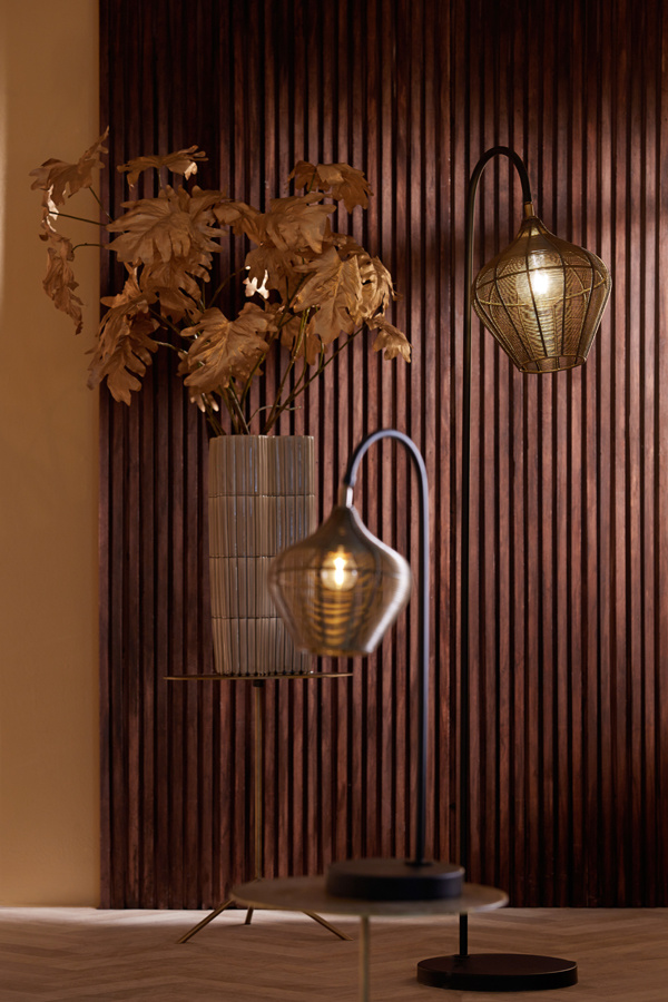 Light & Living - Vloerlamp ALVARO  - 35x30x160cm - Brons