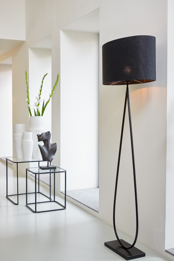 Light & Living - Vloerlamp TAMSU  - 35x17x137cm - Zwart