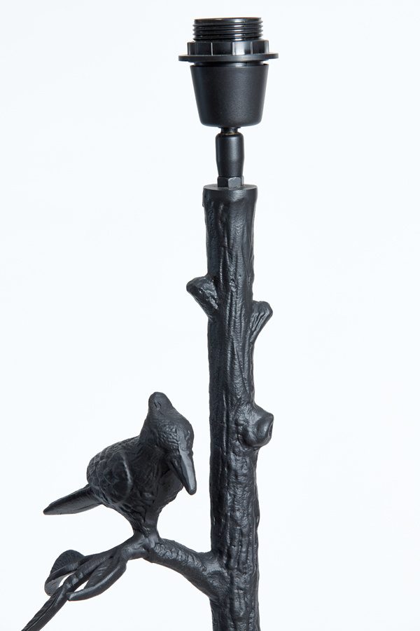 Light & Living - Vloerlamp BRANCH  - 26x26x165cm - Zwart