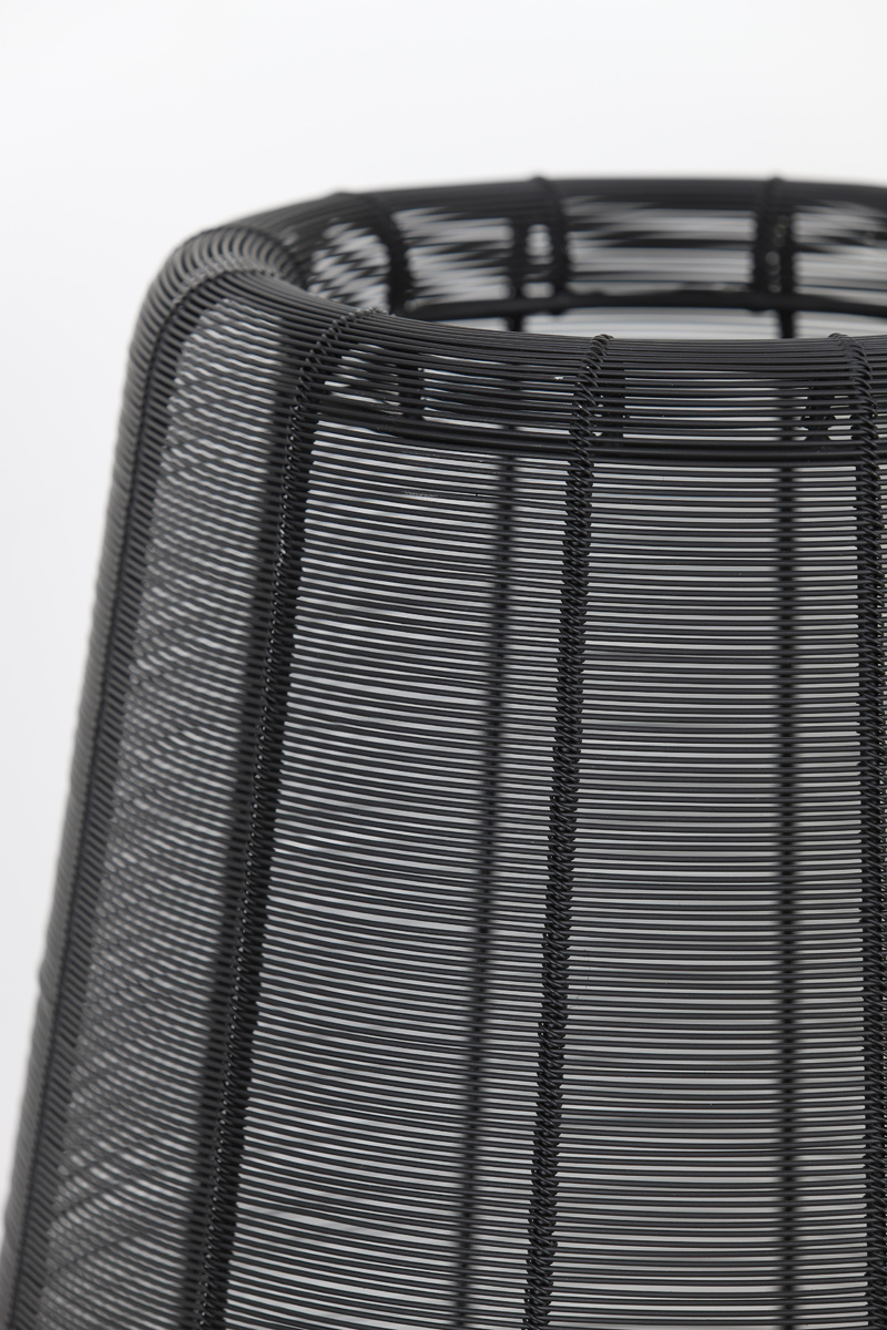 Light & Living - Vloerlamp ADETA  - 37x37x135cm - Zwart