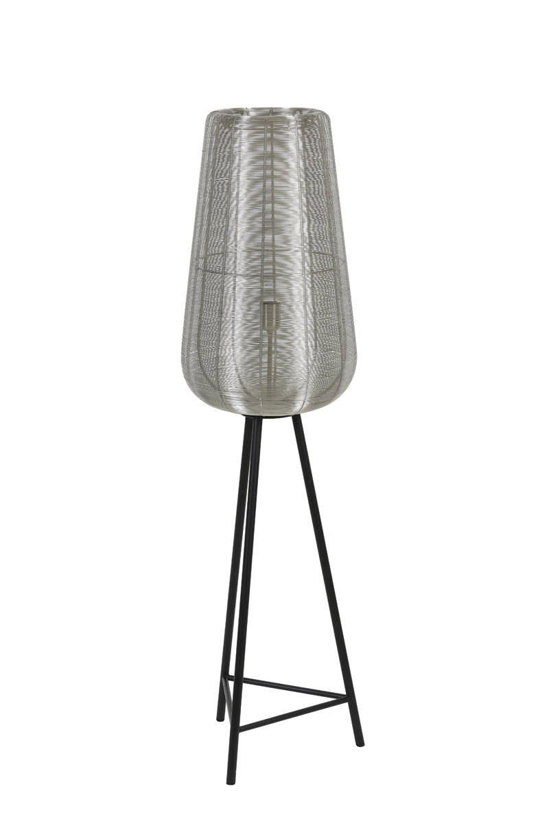 Light & Living - Vloerlamp ADETA  - 37x37x135cm - Zilver